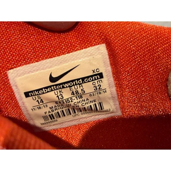 Nike Vapor Speed Low TD Football Cleats Red White 643152-118 Size 14 main image 12